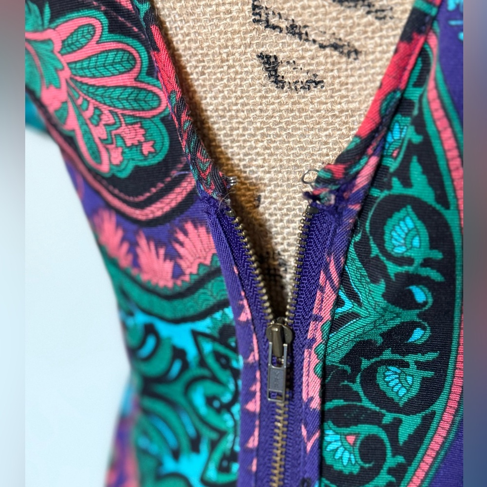 Plenty by Tracy Reese Multicolor Paisley Print Dress - Picture 3 of 4